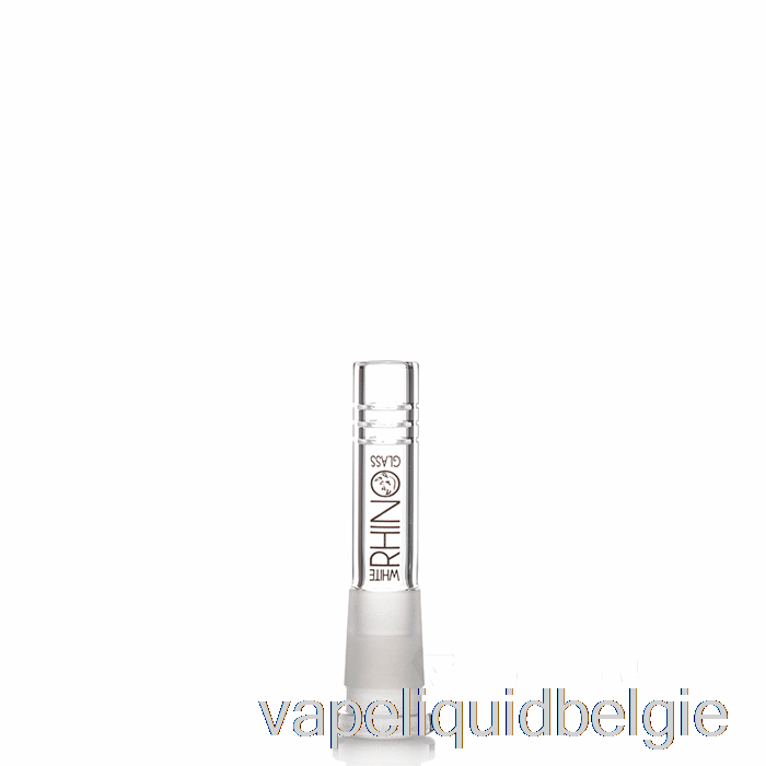 Vape Vloeistof Witte Neushoorn 19/14 Glazen Downstem 3inch